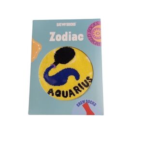Eat My Socks Zodiac Aquarius Crew Socks